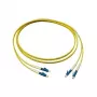 GoodConnections Patchkabel LWL Duplex OS2 (Singlemode, 9/125) LC/LC, LSZH, umkehrbare Polarität, 1m,