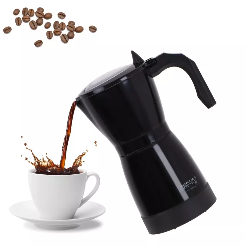 Elektrische Moka-Kaffeemaschine Camry CR 4415b 0,5 L, 480 W, schwarz
