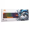 Mechanische Tastatur Baracuda Dolphin Schwarz US-Layout mit Red Switches