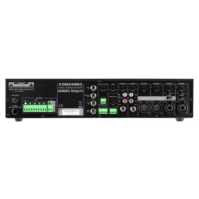 AUDAC COM24MK2 Audioverstärker 240W Class D Schwarz