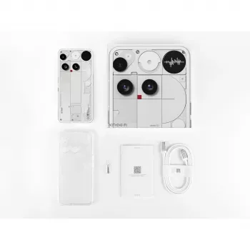 Nothing Phone (3) Weiß - 5G-Smartphone - Dual-SIM - RAM 12 GB / Interner Speicher 256 GB - OLED-Display - 6,67 Zoll (A10000023)