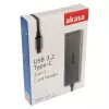 Kartenleser Akasa AK-CR-09BK USB 2.0 Type-C Grau