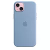 Apple iPhone 15 Plus Silikonhülle mit MagSafe - Winterblau