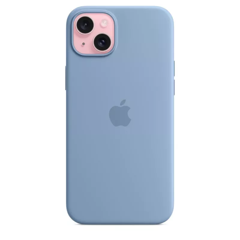 Apple iPhone 15 Plus Silikonhülle mit MagSafe - Winterblau
