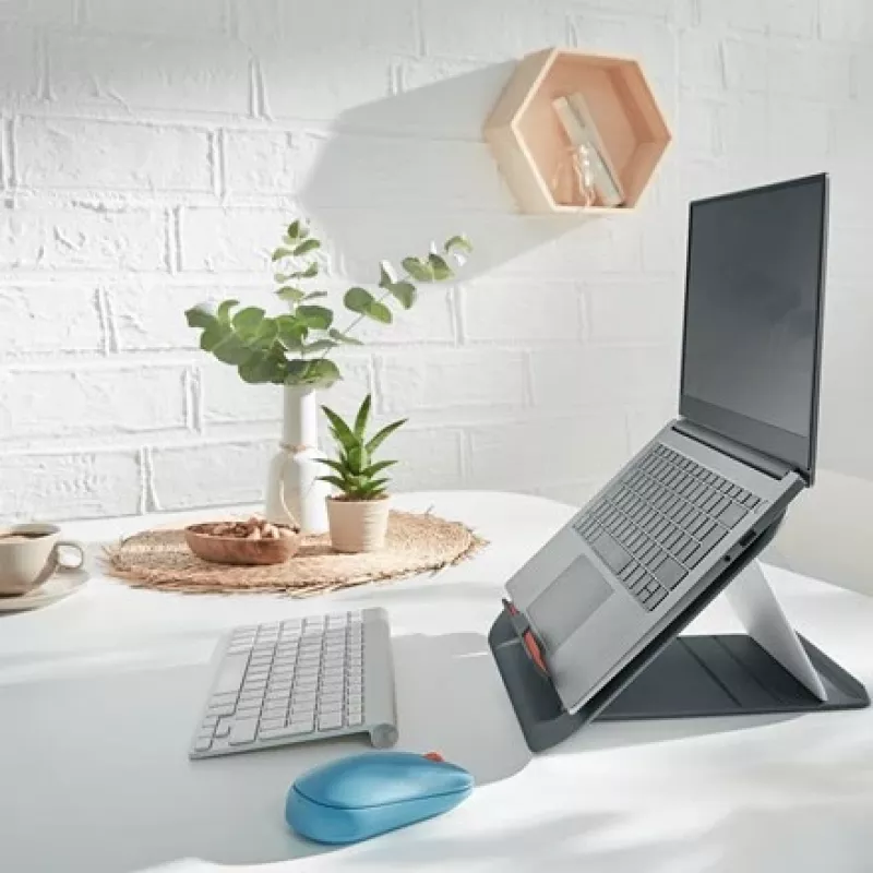 Leitz Ergo Cosy Verstellbarer Laptopständer, 80 % recycelter Kunststoff