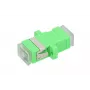 Glasfaseradapter Extralink SC/APC Singlemode Simplex mit transparenten Staubkappen, grün