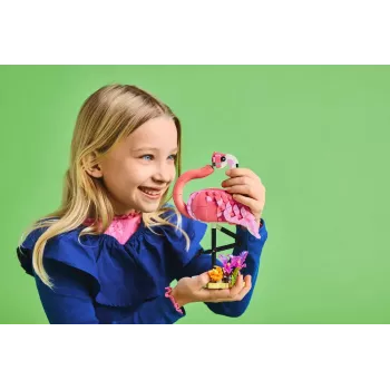 LEGO Creator 3-in-1 Pink Flamingo 31170 Bauset, 288 Teile, Höhe 230 mm, empfohlenes Alter 8+