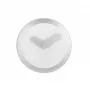 NeXtime klok 2615zi Focus, Ø25 cm, Wanduhr, Weiß/ Silber