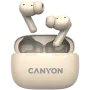 Canyon CNS-TWS10BG Kopfhörer und Headset True Wireless Stereo (TWS) In-Ear für Anrufe/Musik/Sport/Alltag USB Typ-C Bluetooth Beige (CNS-TWS10BG)