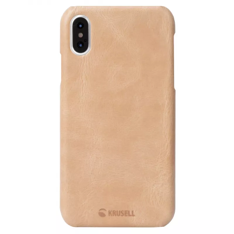 Smartphone-Hülle Krusell Sunne für Apple iPhone XS – vintage nude