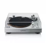 Plattenspieler Lenco TTA-080SI silber mit USB und Bluetooth, Hi-Fi-Riemenantrieb-Player