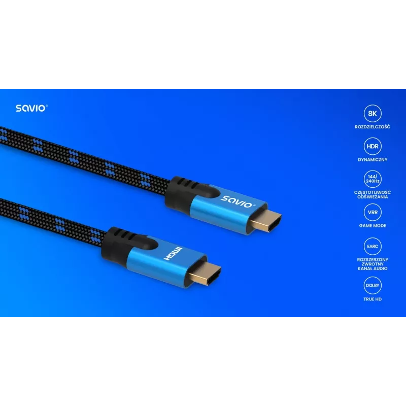 HDMI-Kabel Savio CL-143 3m