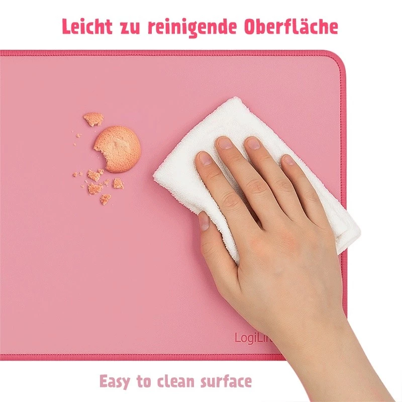 XXL Schreibtischunterlage für Maus und Tastatur, pink