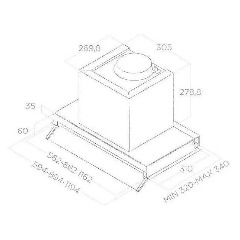 BOXIN LUX LX/IX/A/60 Haube