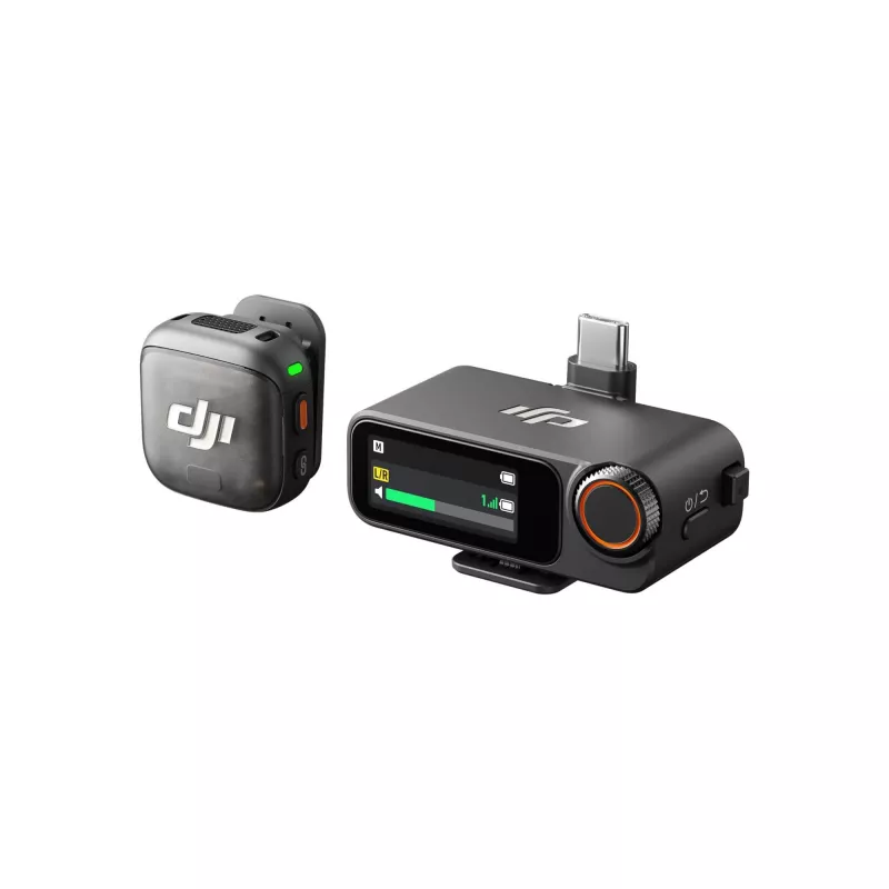 Mikrofonsystem DJI Camera Acc Mic 3 (1× Sender + 1× Empfänger)