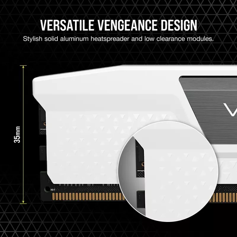 CORSAIR Vengeance DDR5 Kit 48 GB 2 x 24 GB DIMM 288-PIN 3000 MHz PC5-48000 CL30 1,4 V weiß (CMK48GX