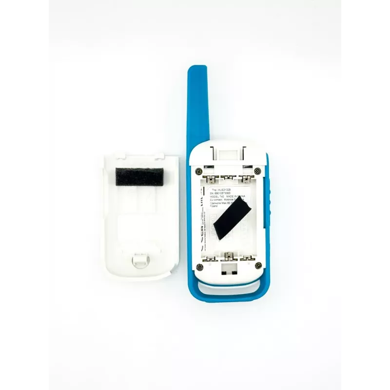 Motorola Talkabout T42 – Walkie-Talkie, 2er-Pack (orange-blau)