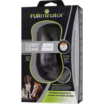 FURminator - Gummibürste für Hunde und Pferde - L