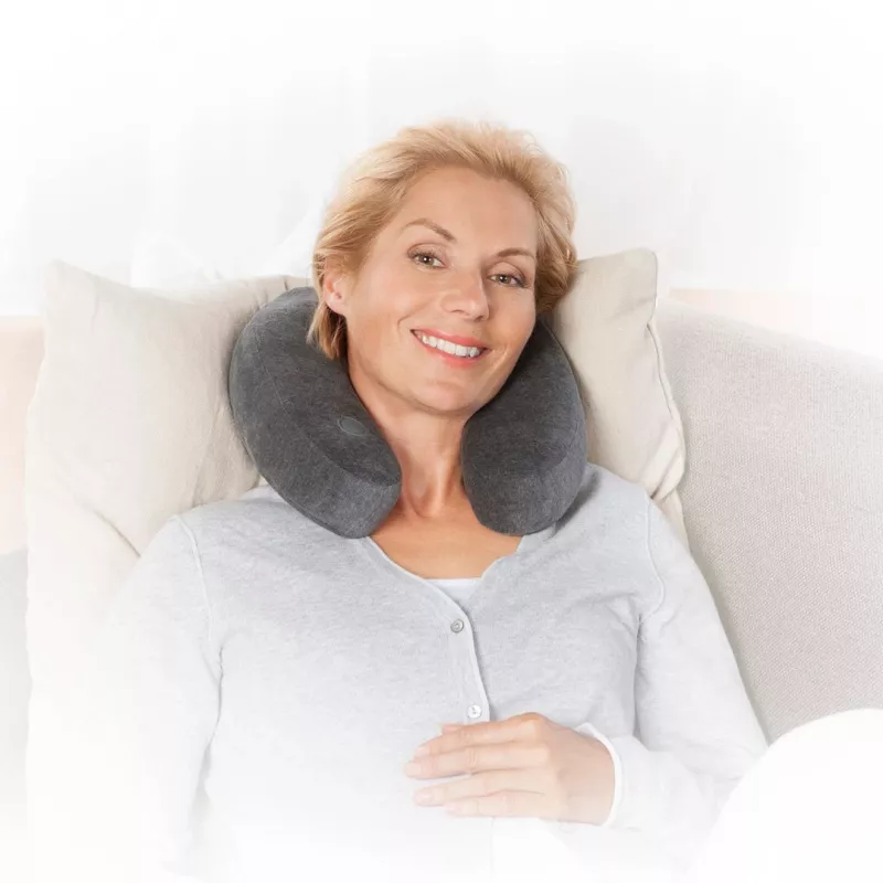 Nackenmassagegerät Medisana NM 870 - grau, batteriebetriebener Vibrationsmassager