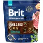 Trockenfutter für Hunde Brit Premium by Nature Sensitive Lamb & Rice 1 kg — ausgewachsene, Protein 26%, Fett 13%, glutenfrei