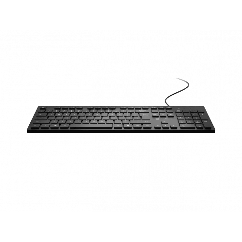 Kabelgebundene schlank-Multimedia-Tastatur NATEC HERRING — schwarz, Low-Profile-Layout, Multimediatasten