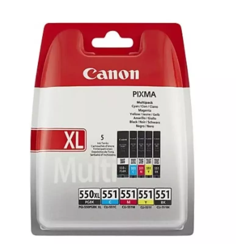 CANON PGI-550XL/CLI-551 BCMYB MULTI Tintenpatrone