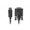 Videokabeladapter LANBERG DisplayPort auf DVI-D CA-DPDV-10CU-0018-BK, 1,8 m, schwarz
