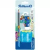 Pelikan Lernbleistift Set Combino BS, Radierer, Spitzer, Blau (821605)
