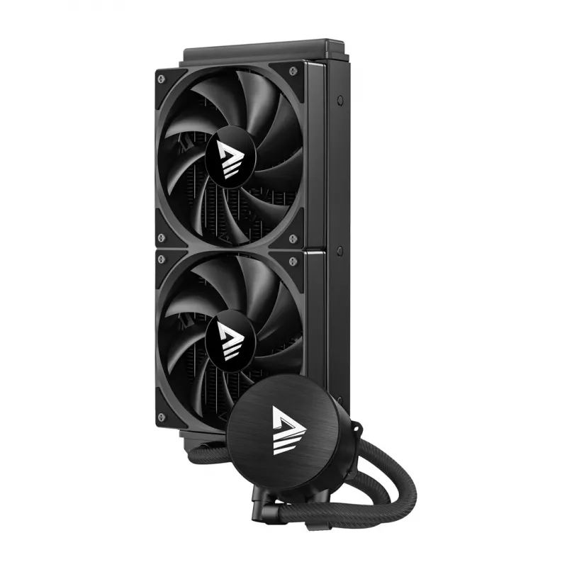 Flüssigkeitskühlungsset SAVIO NOX 240 mm – 240-mm-Radiator, 2×120-mm-Lüfter, Aluminiumradiator, Kupferbodenplatte, unterstützt LGA 2011/2011-v3/2066/1200/115x/775