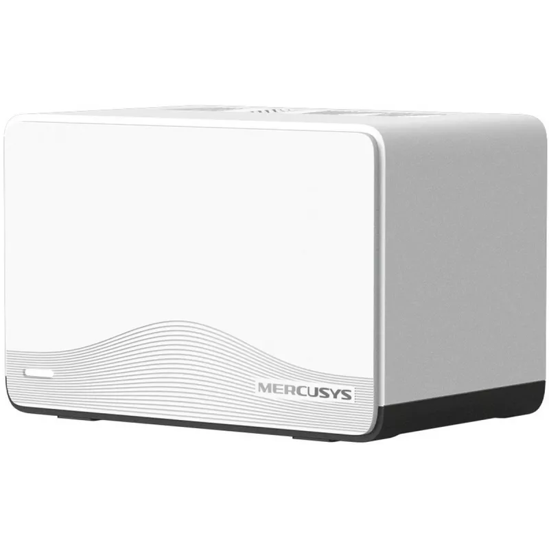 Mesh-System MERCUSYS Halo H27BE Dual-Band Wi‑Fi 6, 2er-Pack, 3x LAN, 3568 Mbit/s, interne Antennen, weiß