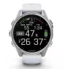 Garmin Fenix 8 3,3 cm (1,3) AMOLED 43 mm Digital 416 x 416 Pixel Touchscreen Silber Wi-Fi GPS (Satellit)
