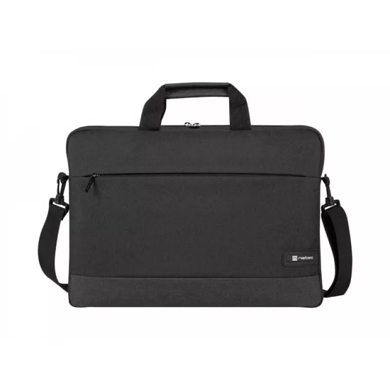 Aktentasche NATEC Goa für 39,6 cm (15,6 Zoll) Laptops, Polyester, 1 Fach, Schultergurt, schwarz