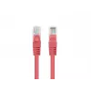 Patchkabel LANBERG PCU6-20CC-0025-R RJ45 Cat.6 U/UTP-Patchkabel 0,25 m Rot