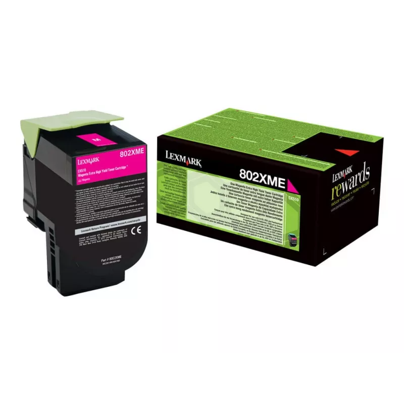 Toner Lexmark Cartridge 802XME Magenta 3000 Seiten