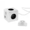 Mehrfachsteckdose Tellur Power Cube Extended 4 Steckdosen 2 USB-Anschlüsse