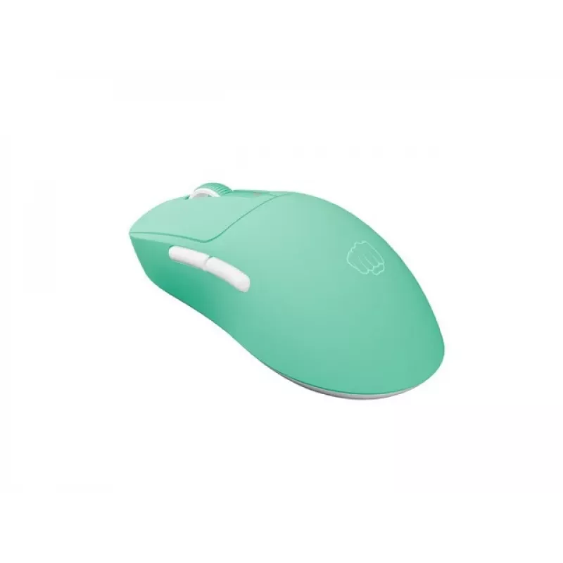 Kabellose Maus Fury Tanto T4 Mintgrün — einstellbare DPI, USB-Empfänger, ergonomisches Design