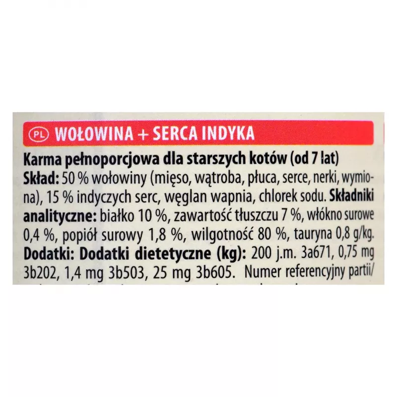 Nassfutter für Katzen animonda ANIMONDA Carny 200 g — Rind & Pute, getreidefrei, für ältere Katzen