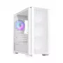 Montech AIR 100 ARGB MICRO-ATX-Tower mit vier vorinstallierten ARGB-Lüftern, ultra-minimalistischem Design, feinem Mesh-Frontpanel, hohem Luftstrom, einzigartiger Seite