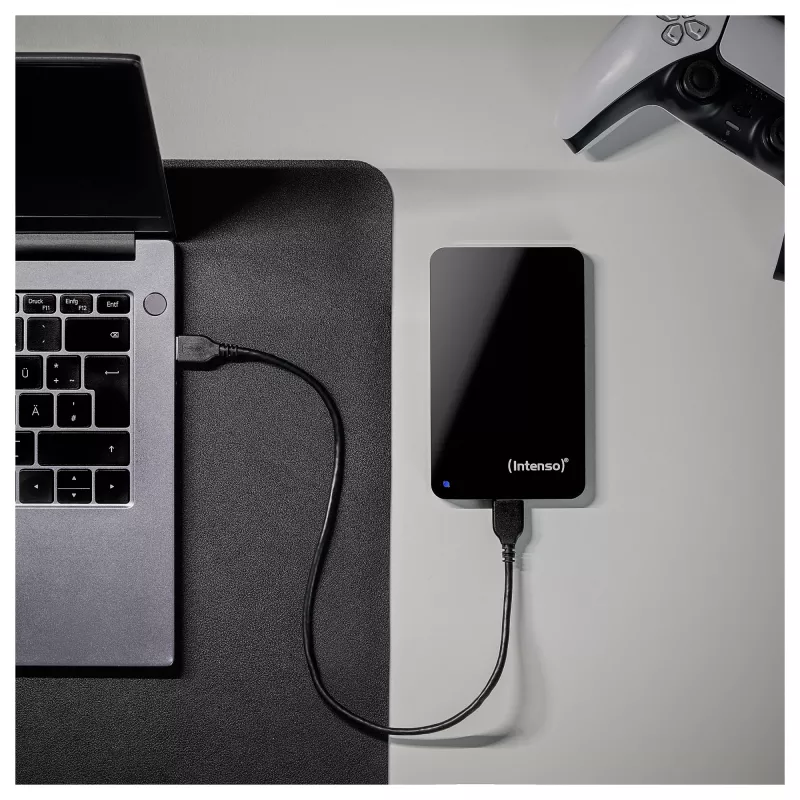 Tragbare Festplatte 1 TB refurbished, externe Festplatte (schwarz)