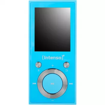 MP3-Player INTENSO Video Scooter BT — 16 GB, LCD-Anzeige, MicroSD-kompatibel, Blau