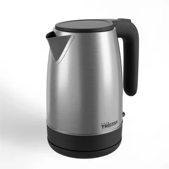 Elektrischer Wasserkocher Tristar WK-1348 — 2200 W, 1,7 l, Edelstahl, 360° drehbarer Sockel