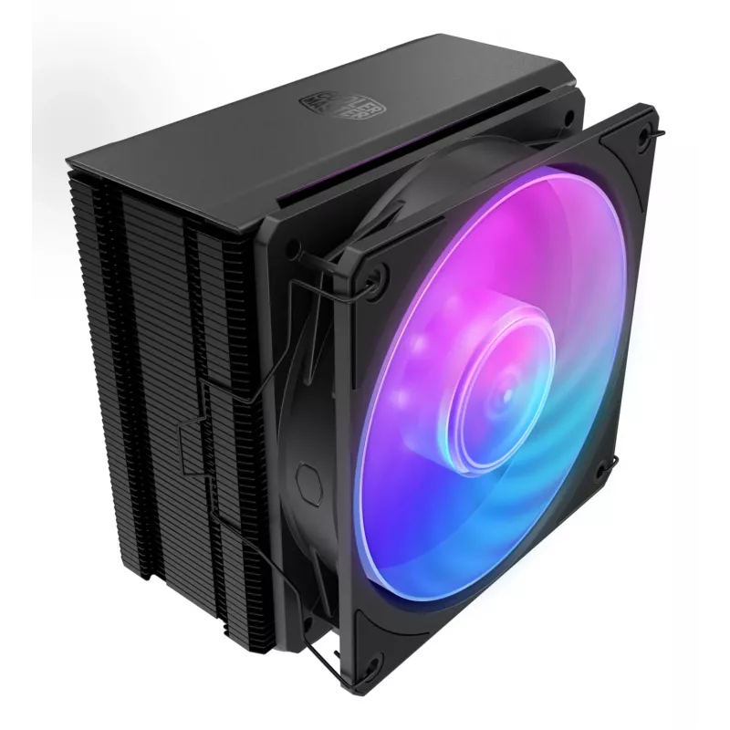 Luftkühler Cooler Master Hyper 212 3DHP Schwarz ARGB — 120-mm-Lüfter, kompatibel mit LGA1700/AM5/AM4