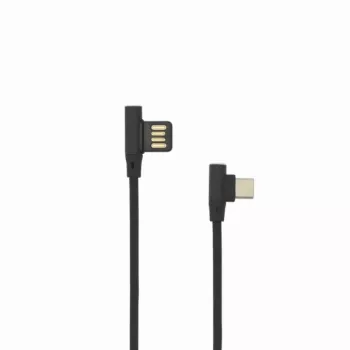 Sbox USB-C-90-B USB->Type C 90 M/M 1,5 m Schwarz