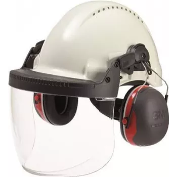Gesichtsvisier 3M Peltor 5F-1 klar Polycarbonat – Vollgesichtsschutz, kratzfest