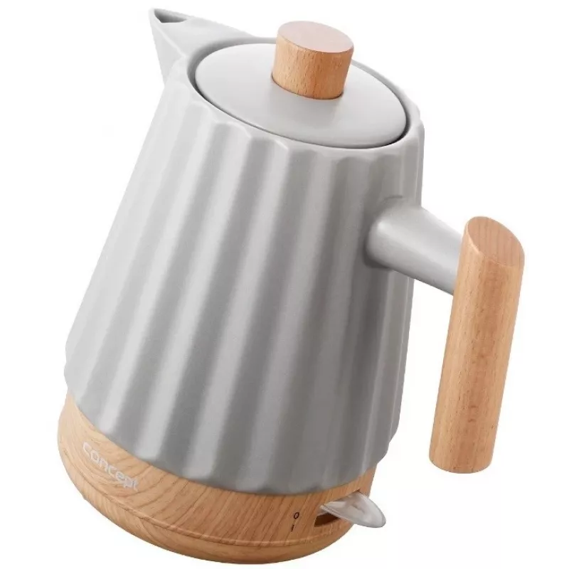 Concept RK0091 Keramik-Wasserkocher 1,5 l Hellgrau