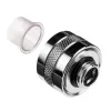 Alphacool Eiszapfen Pro Connector 16mm Hardtube Fitting G1/4, 6er-Pack - chrom