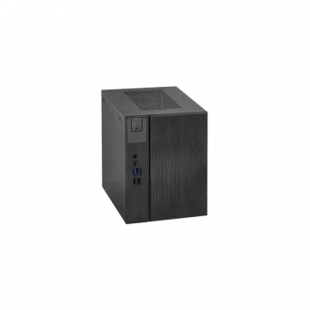 ASRock DeskMeet X300 Series - Barebone - Kompakt-PC - Sockel AM4 - AMD X300 - ohne CPU - RAM 0 GB - GigE (90BXG4501-A10GA0W)