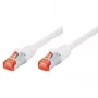 Tecline exertis Connect - Patch-Kabel - RJ-45 (M) auf RJ-45 (M) - 5 m - SSTP-Kabel - CAT 6 - Halogenfrei - Weiß (71505W)