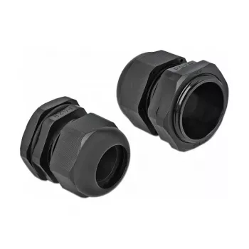 Kabelverschraubung DeLOCK 60226 Schwarz Kunststoff 10 Stk.