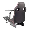 Racing Cockpit Subsonic SA5681 Schwarz Rot Kunstleder Mesh Metall